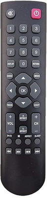 Rohit Electronics Remote Control Compatible for Micromax LCD/LED TV Remote Controller Model:-MMX05 (EXACTLY SAME REMOTE WILL ONLY WORK) Remote Controller(Black)