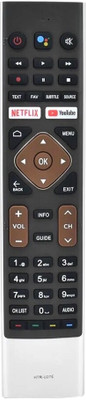 ERNIL HTRU27E (NonVoice) Smart Tv Remote Compatible for Haier Smart Android LED Tv HTR-U27E Remote (Match The Image with Your Remote) Remote Controller(Black)