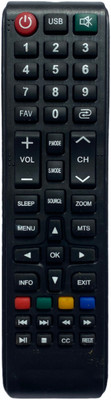 Piyush REMOTE MX- SOURCE/USB FOR LED/LCD COMPATIBLE TO MICROMAX SEND OLD REMOTE PHOTO 9822247789 WHATSAPP VERIFICATION Remote Controller(Black)