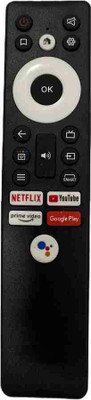 NixGlobal AM-STRAD Smart Led Remote without Voice Control Compatible with AMSTRAD 8K 4K SMART QLED LED LCD TV Remote Controller(Black)