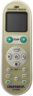 LUNAGARIYA AC Remote No.77, Compatible with  Remote Control UNIVERSAL Remote Controller(White)
