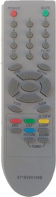 Woniry 6710V00109B  TV Universal Remote Control Compatible for  CRT TV LG Remote Controller(Black)