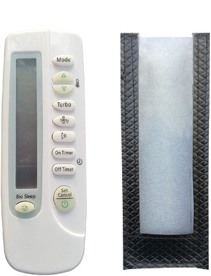 LipiWorld 11 AC Remote Control ( Remote with Cover ) Compatible For  Samsung AC Remote Controller(Grey)
