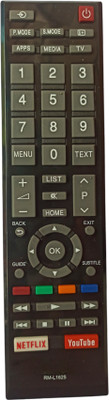 Ehop CT-8547 Compatible Universal Remote Control for Smart Tv Toshiba Remote Controller(Black)