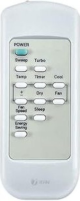 Tech Vibes Model No:-Azone-100A AC Remote Compatible With  Remote 1 1.5 2 Ton Carrier ac Carrier Ac Remote Controller(White)