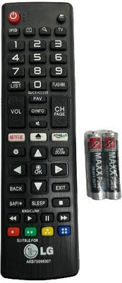 Fgkitoflex xmrm-85646 Universal Remote Control No. 20, Compatible for LG Smart LED/LCD TV L-g Remote Controller(Black)