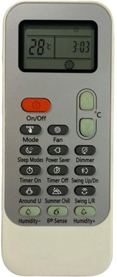 mumax Compatible/Replacement for Whirlpoool AC Remote Control (43) Whirlpool Remote Controller(Multicolor)