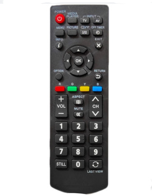 Sugnesh ® 33N TV REMOTE Compatible for Panasonic Smart TV LCD/LED Remote Control (No voice Command) (Exactly Same Remote Will Only Work) Remote Controller(Black)