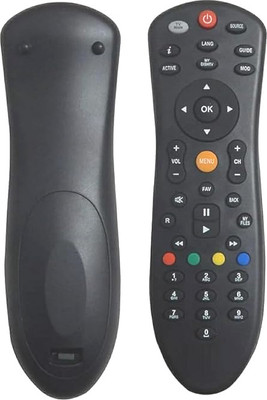 MIFKRT Remote Compatible with DishTV SetTop Box Remote Dish TV Remote Controller(Black)