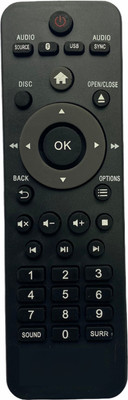 NixGlobal PHI-LIPS DVD HOME THEATER Remote Compatible for PHILIPS DVD HOME THEATRE Remote Controller(Black)