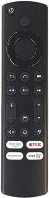 BhalTech Led Smart Tv (Without Voice Function)[Non-Voice] with Netflix Prime Video Function Compatible for amazonbasics Remote Controller(Black)