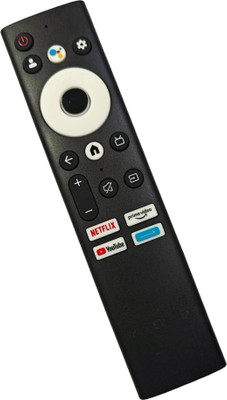 Ehop S-GTV Compatible Remote Control for  Google LED Smart TV HEIM Remote Controller(Black)