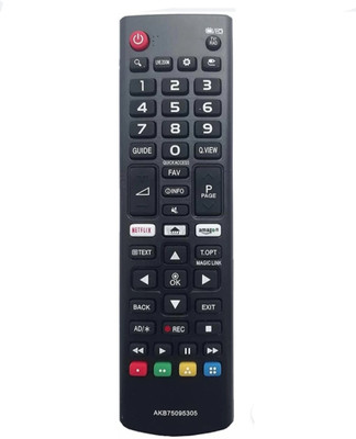 Sugnesh ® 92 N TV REMOTE Compatible for Lg Smart TV LCD/LED Remote Control (No voice Command) (Exactly Same Remote Will Only Work) Remote Controller(Black)