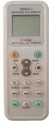 LUNAGARIYA AC Remote No.72, Compatible with (1001 in 1)AC Remote Control UNIVERSAL Remote Controller(White)