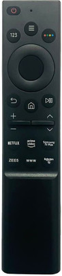 Kpdp Remote Control Compatible with Samsung Crystal UHD QLED LED LCD 4K 8K Smart TV Samsung Crystal UHD QLED LED LCD 4K 8K Smart TV Non Voice Non Bluetooth remote Remote Controller(Black)