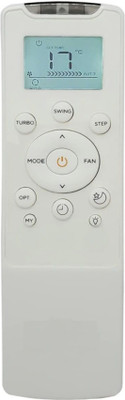 Rohit Electronics CARRIER AC RG56CMI-W1 Remote Compatible With Carrier AC Model:RG56CMI-W1 With Backlight(White) Carrier Ac Remote Controller(White)