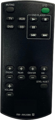 NixGlobal ANU-088 ANU-089 2 in 1 Remote Compatible with SONY MULTIMEDIA SYSTEM HOME THEATRE Remote Controller(Black)