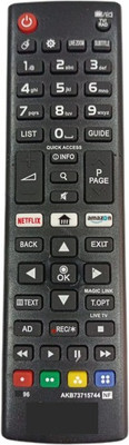 Nij 96 TV Compatible For LED Smart TV Remote Control LG Remote Controller(Black)