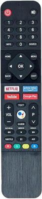 miracles in hand ITEL SMART TV MIHITL Voice Remote Compatible with SMART TV LED ITEL Remote Controller(Black)