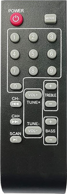 Ehop IT-2581 SUF Home Theater System Remote Control Compatible for INTEX Remote Controller(Black)