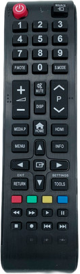 NixGlobal UNI409 Remote Compatible with CROWN 4K SMART LED LCD TV Remote Controller(Black)