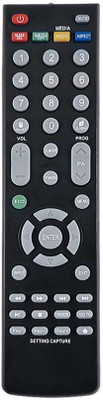 7SEVEN Compatible for Original Kodak Remote Control for Smart LCD LED TV Suitable for Various inch Television - Match Exactly with Old remotes - Infrared Kodak Remote KODAK Tv Remote Controller(Black)