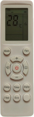 NixGlobal 247 AC Remote Compatible for DAIKIN AC Remote Controller(White)