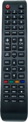 NixGlobal LED428 Remote Compatible with CROWN 4K SMART LED LCD TV Remote Controller(Black)