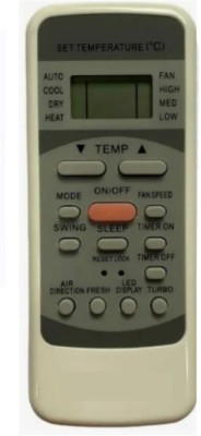 Ethex ® Re-12 Ac Remote compatible for Voltas/Bluestar Ac (Match all functions with your Remote before placing order) ( check all images) Remote Controller(White)
