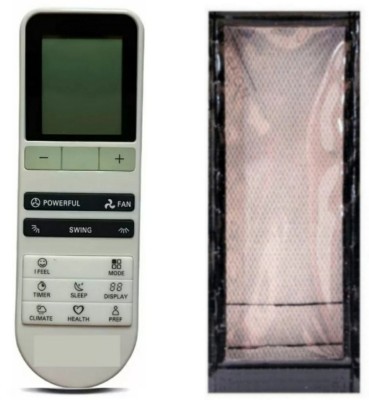 Ethex C-6 Re-227 Remote With cover (Remote+Cover) Ac Remote compatible for Bluestar Ac Remote Controller(White)