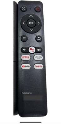 Hybite Remote Control Compatible for KODAK Smart LED TV Without Voice Command kodak Remote Controller(Black)