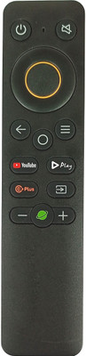 LipiWorld LED LCD Smart TV Remote Control with Function YouTube No Voice Command Compatible For Realme (Without Voice) Remote Controller(Black)