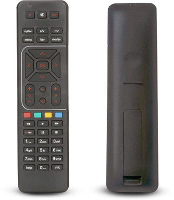 Voltonix Remote Control Comaptible with Airtel Digital Dish TV DTH Television, Setup Box Airtel SD HD Remote Controller(Black)