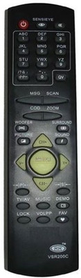 MEPL Compatible  Tv No. Vsr-200c Videocon Remote Controller(Black)