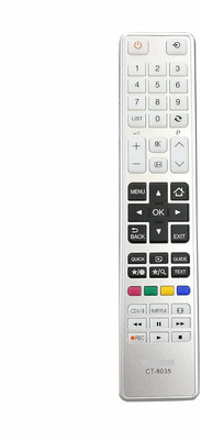 Akshita LED SMART TV Compatible For CT-8035 LCD LED Smart TV Remote Control ( Chake Image With Old Remote ) TOSHIBA Generic Remote Controller(Black)