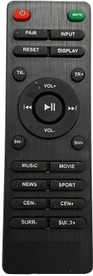 HDF Replacement Remote Control with Music, Movie, News & Sport Button Reconnect Home Theater, Boat Aavante Bar 3100D Soundbar Speaker Remote Controller(Black)