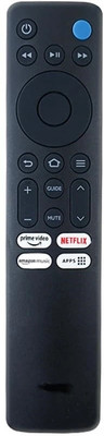Hybite Bluetooth Remote Compatible for Red- Smart Fire TV with Voice Command Prime Video etc Hotkeys(Pairing Must to Operate Voice) Redmi Fire tv With Voice Remote Controller(Black)