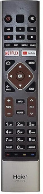 ditec Remote Control (Without Voice) Compatible with  4K Smart LED TV Haier Remote Controller(Black)
