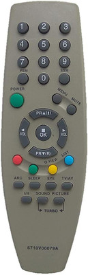 DEVBHOOMI DB-CRT TV Remote No. 6710V00079A, Compatible with LG CRT TV Remote Control Television Remote Controller(Grey)