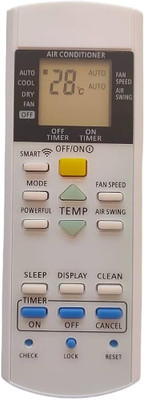 Kritex 29 G AC Remote Compatible for PANASONIC Remote Control Remote Controller(White)