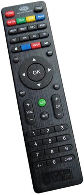 HDF Replacement Remote Control Compatible for F&D GTPL LED LCD TV With Non Voice And Google Assistant Non Supported F&D GTPL LED Remote Controller(Black)
