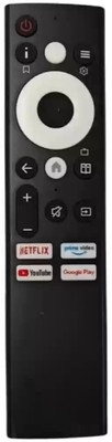 Kritex Compatible for SANSUI LED TV Remote googal Play (Without Voice) Remote Controller(Black)