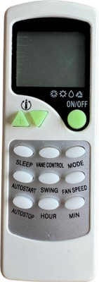 MechFox Air Conditioner Remote Compatible for Split/Window AC Remote Control |AC-7A| CARRIER Remote Controller(White)