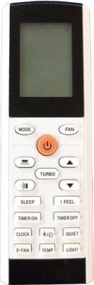 BhalTech 193 (X-Fan IFEEL) AC Remote Control (Old Remote Exactly Same Remote Will Only Work) Compatible for Onida AC Remote Controller(White)