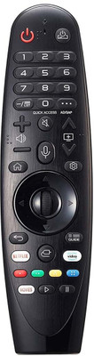 2fortheroad 222073 Compatible LG TV Remote Conrol NO VOICE COMMAND (Compare The Keys) LG TV Netflix Prime Video With Mouse and Cursor, Firestick Remote Controller(Black)