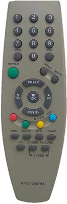 Woniry Compatible for  CRT TV Remote Control Model No :- 6710V00079A LG Remote Controller(White)