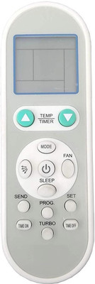 BhalTech VE- 165 AC Compatible for  VOLTAS AC Remote Controller(White)