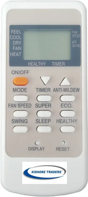 Kishore Traders Ac Remote Control Compatible With IFB SAMSUNG WHIRLPOOL Ac Whirlpool Ac, Samsung Ac, IFB Ac Remote Controller(White)