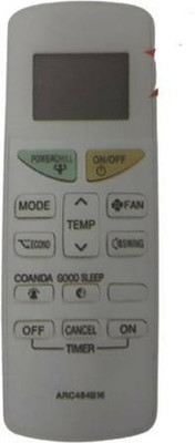 LUNAGARIYA AC Remote No.132F, Compatible with  AC Remote Control DAIKIN Remote Controller(White)