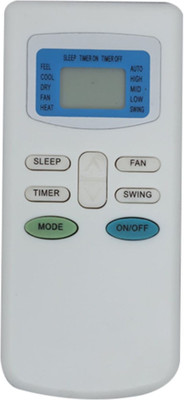Xpecial 17 IN 1 AC Remote Compatible for INTEX / CROMA / BLUESTAR / VIDEOCON / VOLTAS AC Remote Controller(White)
